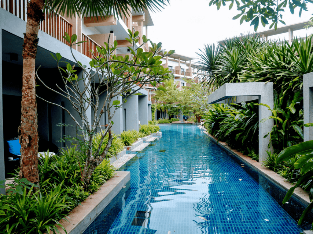 An-image-showing-the-pool-at-Deevana-Plaza-the-best-accomodation-in-Krabi