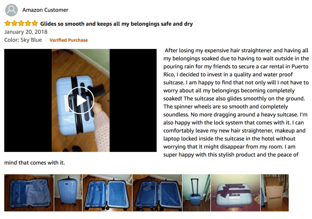 Amazon Review Chester Suitcase