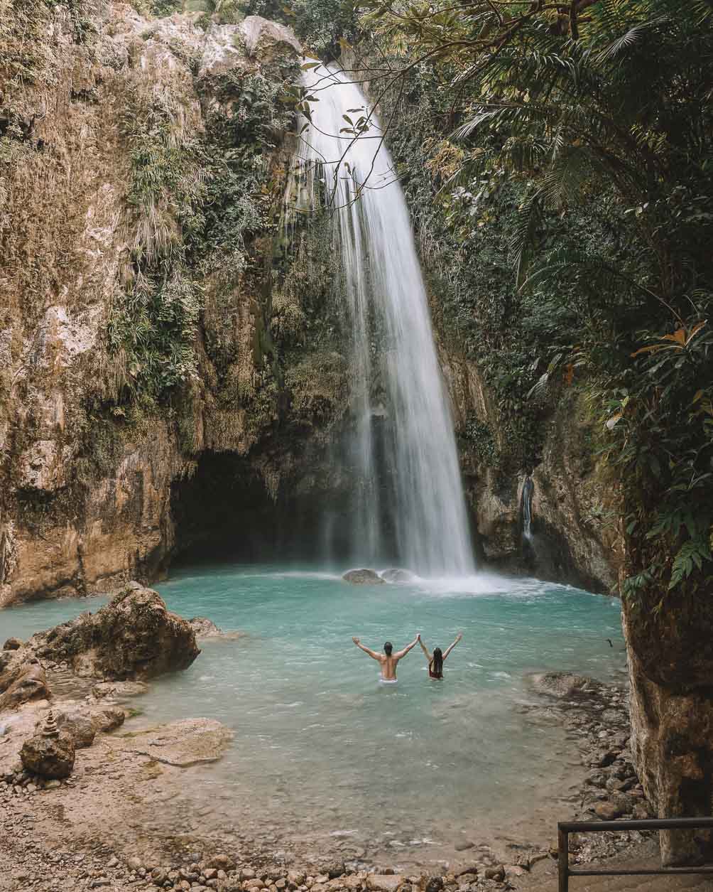 places to visit in Philippines for couples Cebu Waterfalls