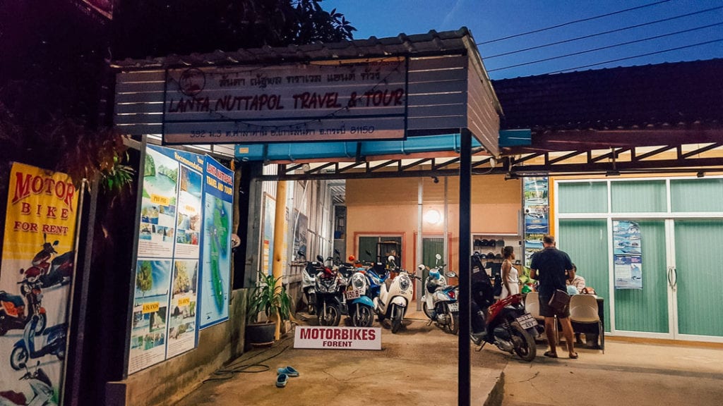 Where to Rent a Motorbike Koh Lanta