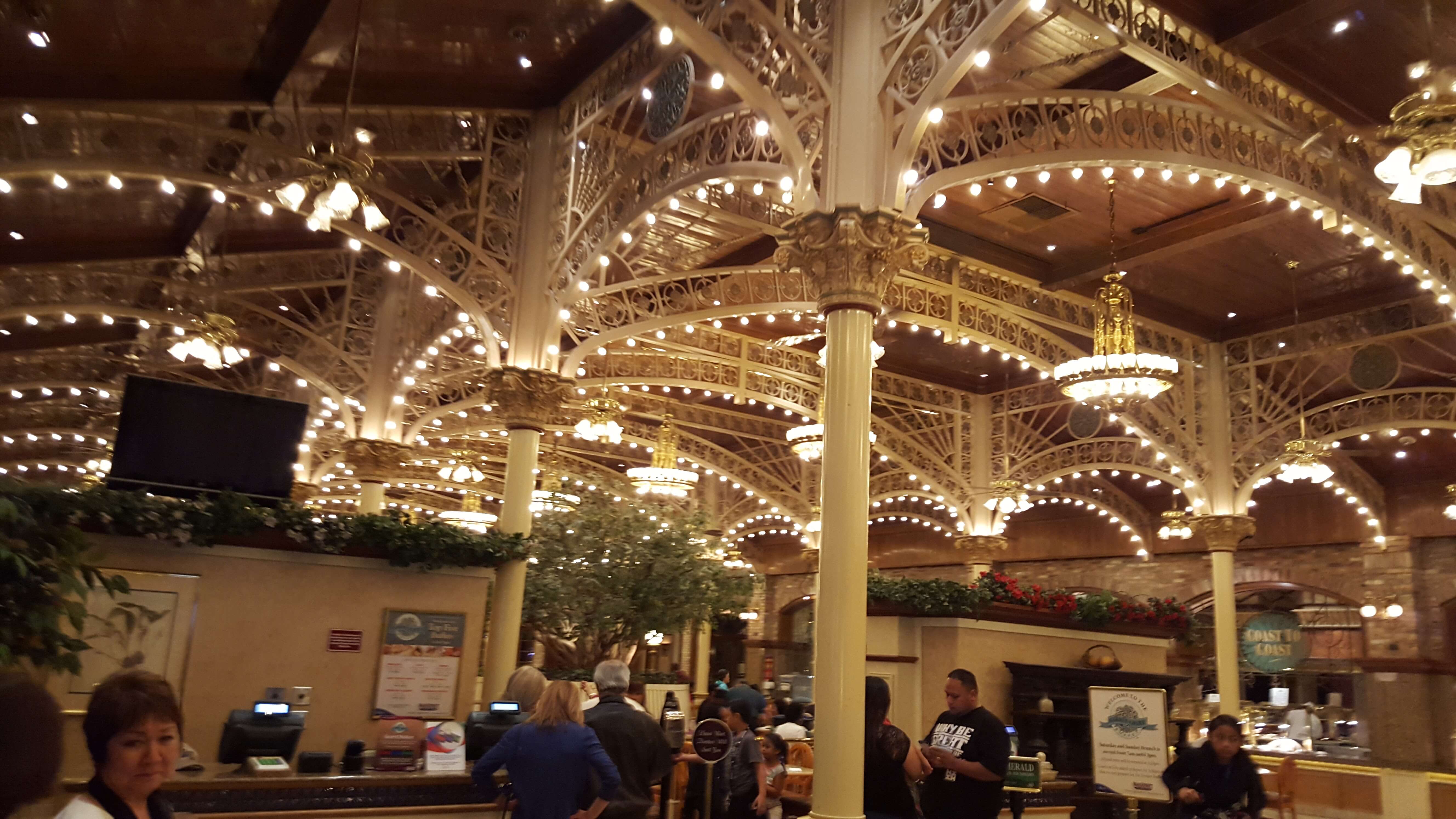 An image of Main Street Station Casino Garden Court Buffet, one of the cheapest buffets in Las Vegas