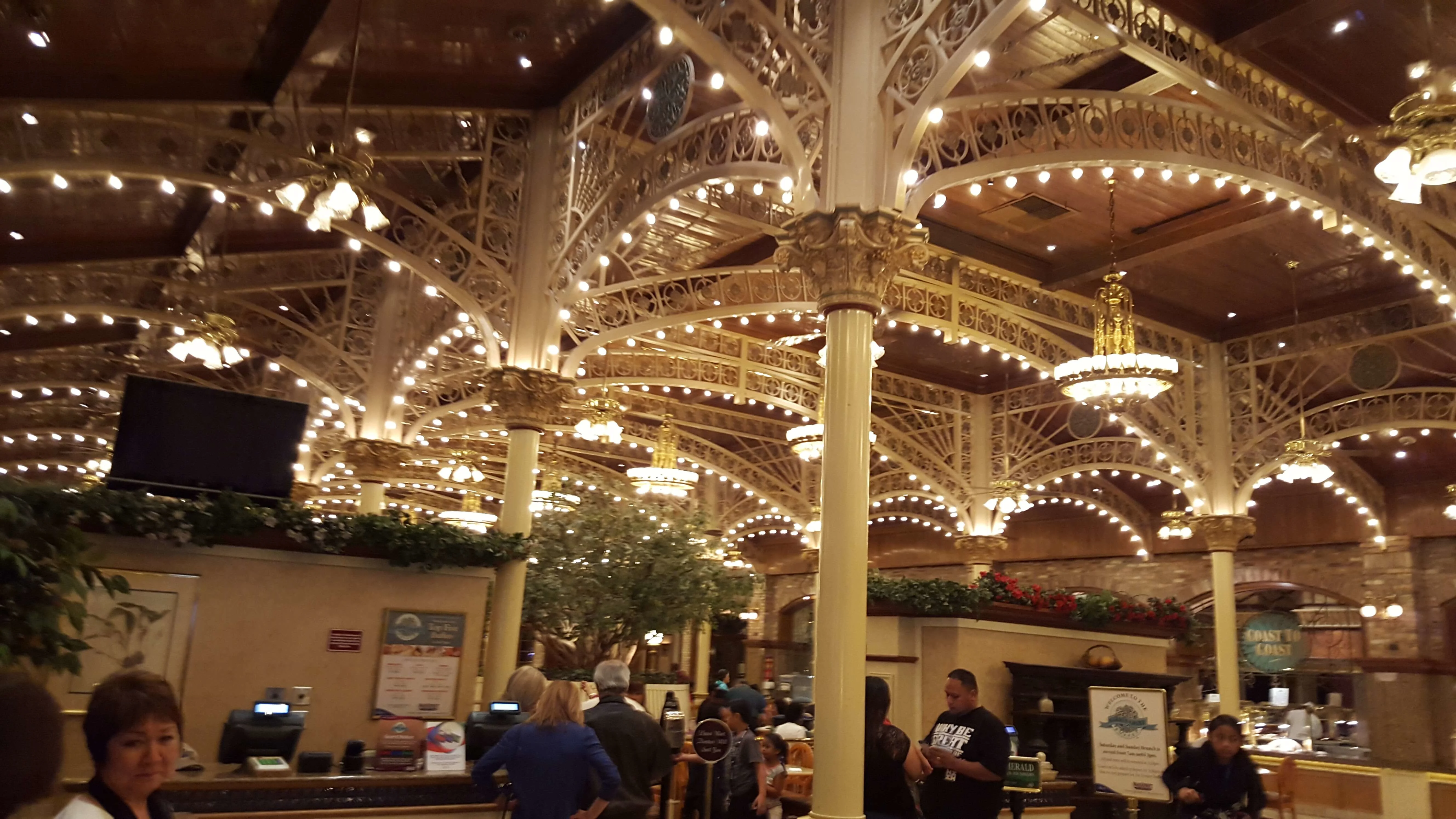 An image of Main Street Station Casino Garden Court Buffet, one of the cheapest buffets in Las Vegas