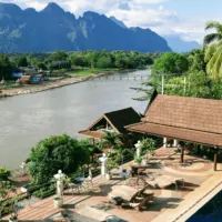 An-image-showing-luxury-accommodation-in-vang-vieng