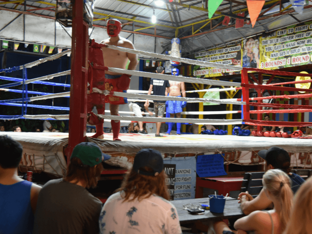 An-image-showing-thai-boxing-in-koh-phi-phi