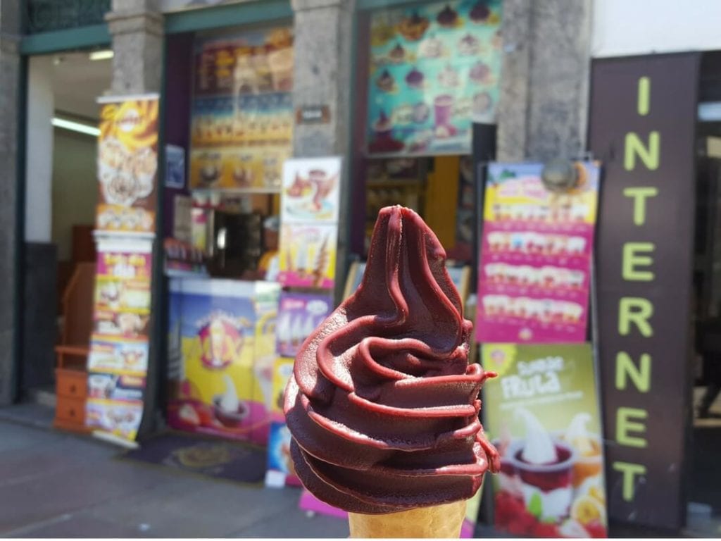 What to eat in Rio de Janeiro? Try Acai ice cream (pictured)