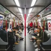 Inside the Hong Kong metro