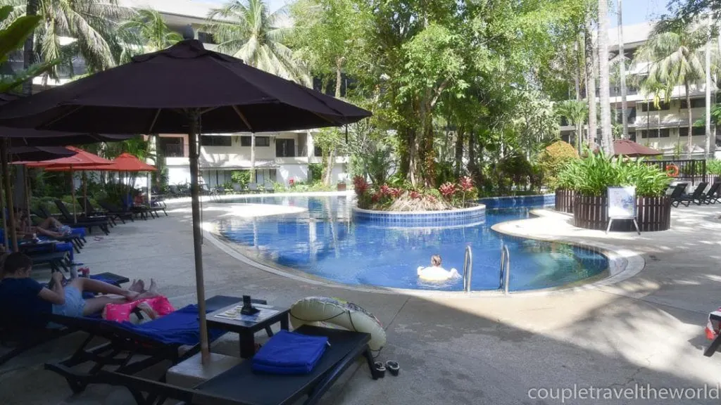 The pools at Novotel Surin Beach