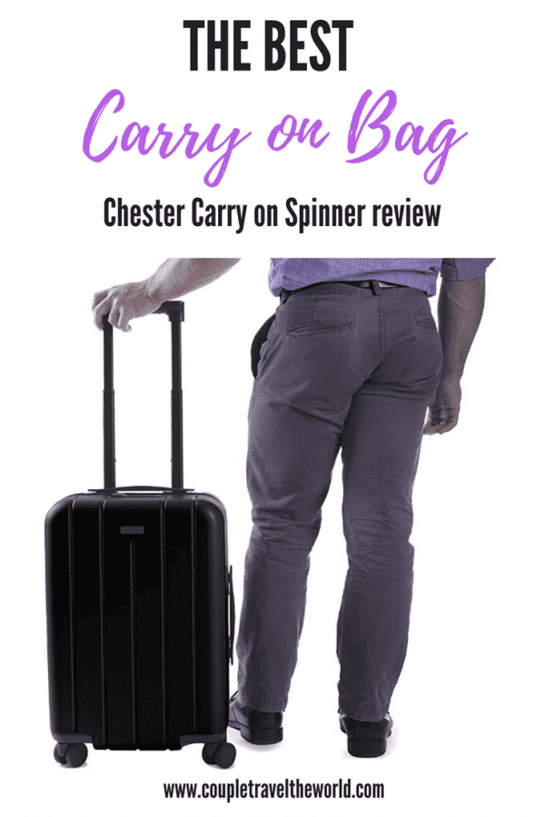 Travel bag review - Chester Carry on Suitcase for easy travel - Couple ...