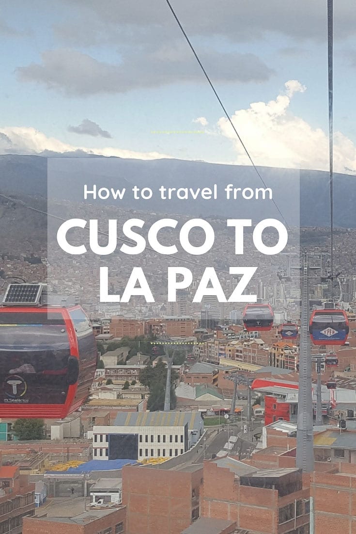 travel from cusco to la paz