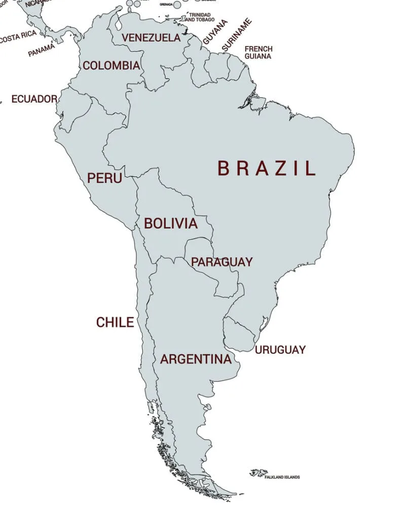 Map-of-South-America-for-travel-guide