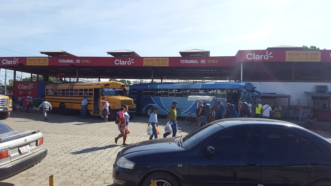 Bus-from-Granada-to-Ometepe-in-Rivas-Bus-Terminal