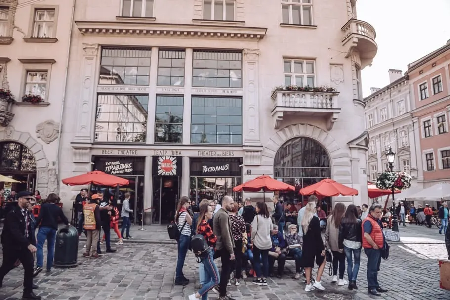 Pravda Beer Theatre, best bars in lviv