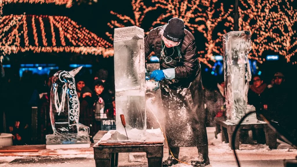 ice sculpture class date idea