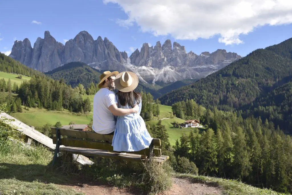 val di Funes romantic things to do in the dolomites for a honeymoon