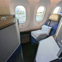 review of united airlines business class product